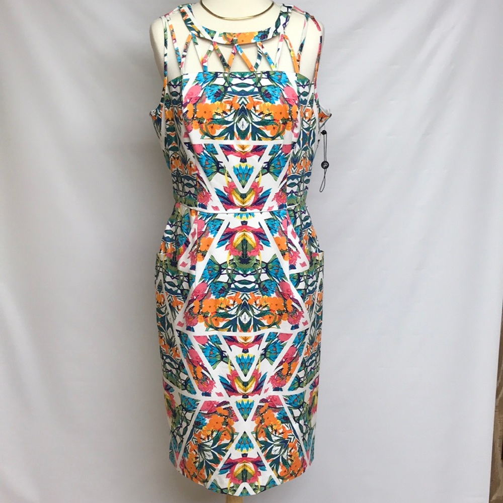 Adrianna Papel sleeveless dress.